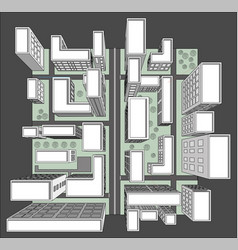 City Drawing Top View