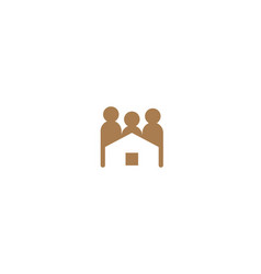 Creative House Three People Logo