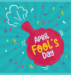 Isolated Fart Bag April Fool Day Template