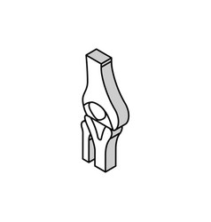 Bone Human Isometric Icon