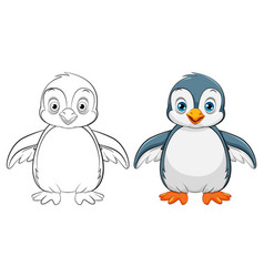 Cute Baby Penguin Cartoon