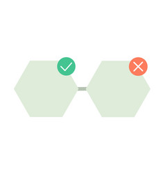 Hexagon Shaped Chart Brochure Element Design