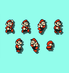 Set Of Big Mario Moves Art Super Bros 3