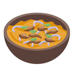 Tajikistan Food Icon Isometric City Travel