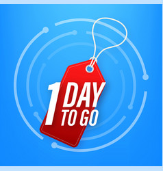 1 Day To Go Countdown Timer Clock Icon Time