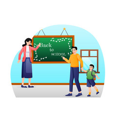 Back To School Flat Design