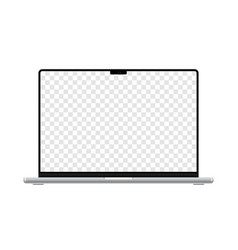 Macbook Pro Laptop With Blank Screen On A White