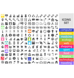 Mega Set Of Flat Icons