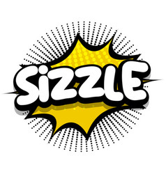 Sizzle Comic Book Explosion Bubble