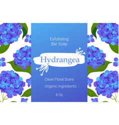 Hydrangea Exfoliating Bar Soap Emblem Banners