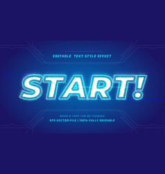 Start Game Editable 3d Text Style Effect