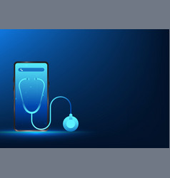 Healthcare Technology Smartphone Displaying