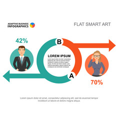 Business Infographics With Circle Chart