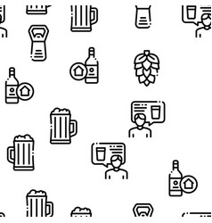 Home Brewing Beer Seamless Pattern