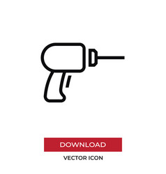 Drill Icon In Modern Style For Web Site