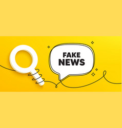 Fake News Tag Media Newspaper Sign Continuous