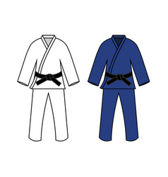 Judo Uniform Set Pictogram