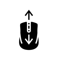 Mouse Scroll Glyph Icon