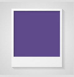 Photo Frame With Trend Color Ultra Violet 2018