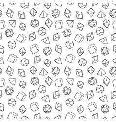 Seamless Pattern Of Dice For Board Games