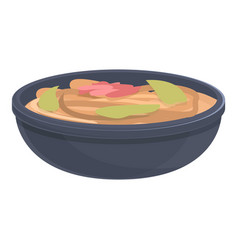 Ramen Soup Icon Cartoon Cuisine Rice