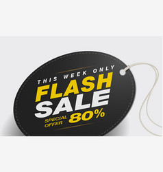 Flash Sale Oval Tag