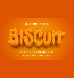 Biscuit Playful 3d Text Style Effect