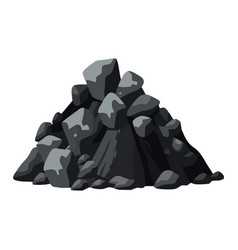 Abstract Mining Industry Charcoal Icon