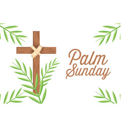 Flat Design Sunday Palm Background