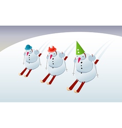 Snowmen On Skis