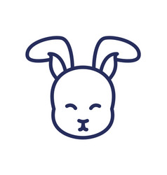 Bunny Rabbit Line Icon