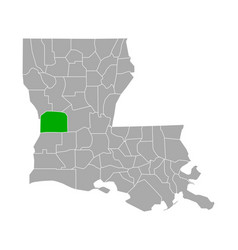 Map Vernon In Louisiana