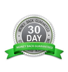 30 Day Money Back Guaranteed Label