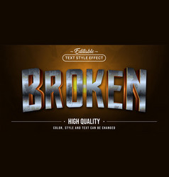 Editable Text Style Effect - Broken Rusty Text