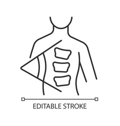 Cobb Method Linear Icon