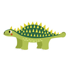 Cute Ankylosaurus Animal With Spikes