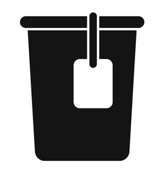 Fast Takeout Tea Cup Icon Simple Cook