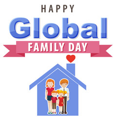 Global Family Day Baner Design