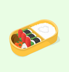 Cute Bento Japanese Lunch Box Funny Cartoon Food