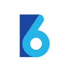 Letter B And Six Logo Design 6