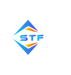 Stf Abstract Technology Logo Design On White