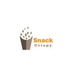 Crispy Snack Food Logo Design