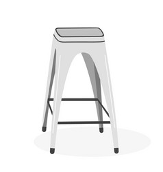 Bar Stool White Modern Interior Furniture