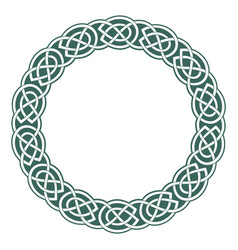 Celtic Scandinavian Design Round Braided Pattern