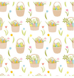 Easter Holiday Seamless Pattern