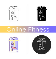 Online Fitness Balance Training Icon