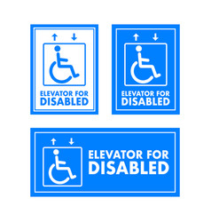 Elevator For Disability Notice Elevator For