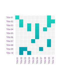 Squares Infographic Chart Design Template