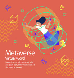 Flat Design Metaverse Concept Posts