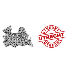 Utrecht Watermark Stamp And Province Map